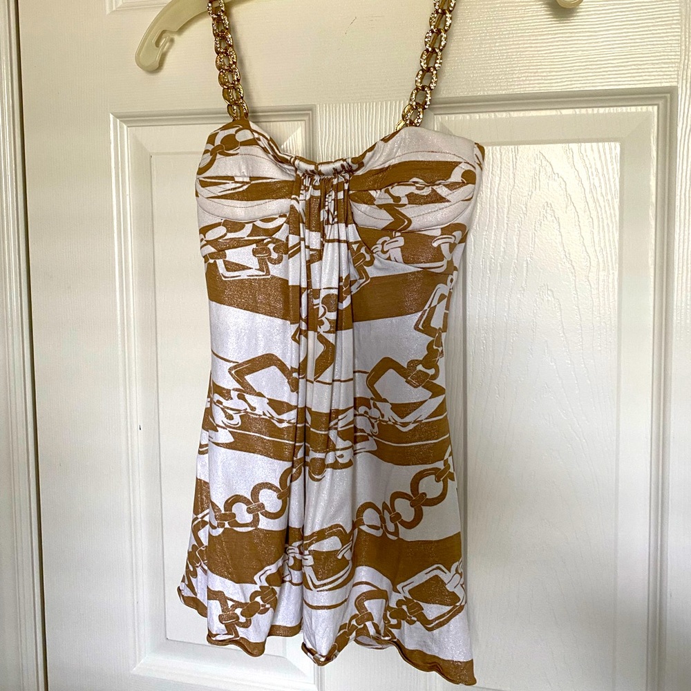 Sky top with chain straps